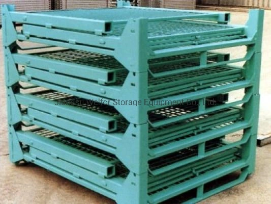 Stackable Foldable Steel Welded Heavy Duty Pallet Container