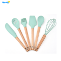 Set of 6pcs Silicone Kitchenware Baking Utensils