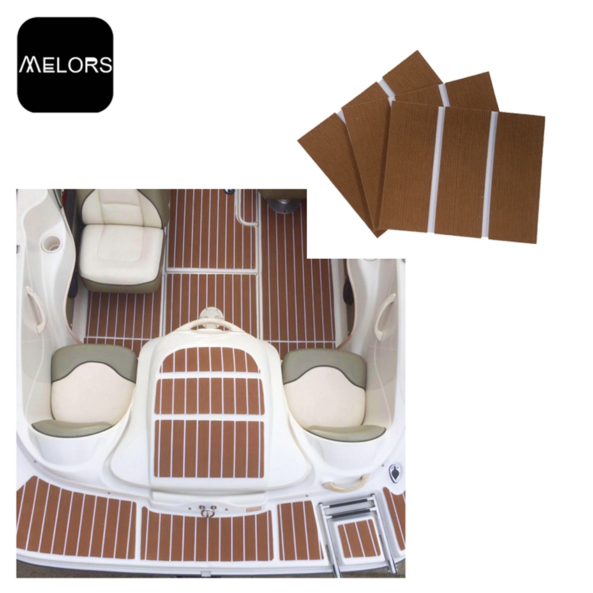 Melors EVA UV-ခံနိုင်ရည်ရှိသော Synthetic Foam Faux Teak Sheet