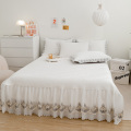 Wholesale New Style Ice Lace Mat BedSkirt set