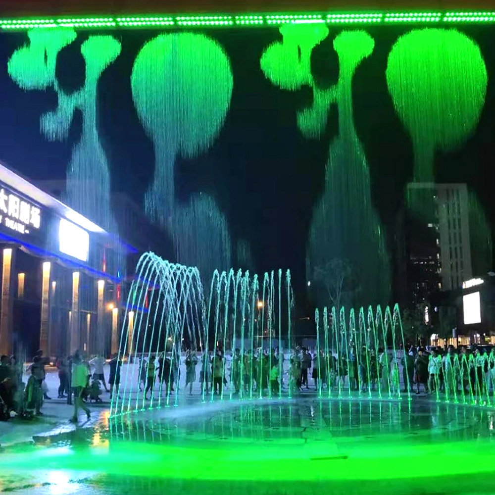 fonte de água da chuva rainfall water fountain