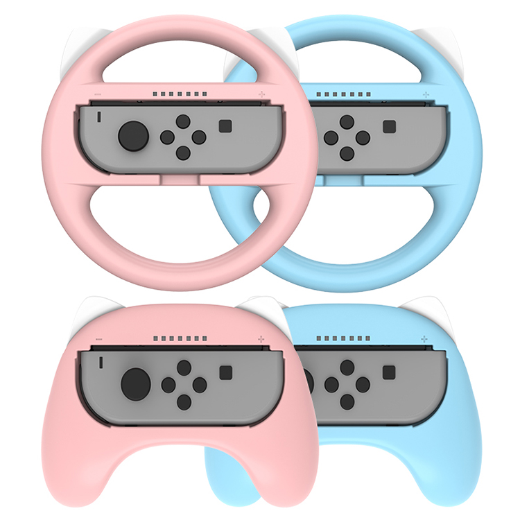 Cute Switch Grip and Steerig Wheel 4 Pack