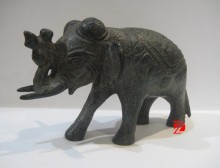 Bronze ancient elephant statue