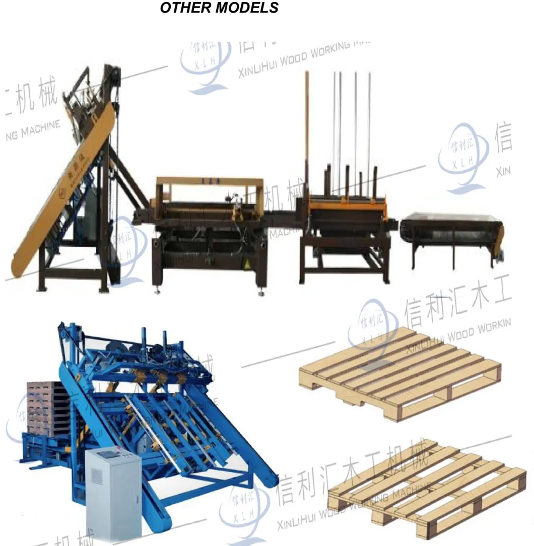 Euro Pallet Automatic Wood Wooden Pallet Block Nailing Making Machine Wood Pallet Nailing Line Pallet Nailer Machine for Sale Wood Pallet Machine Line