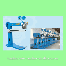 Semi-automatic stitcher machine of box
