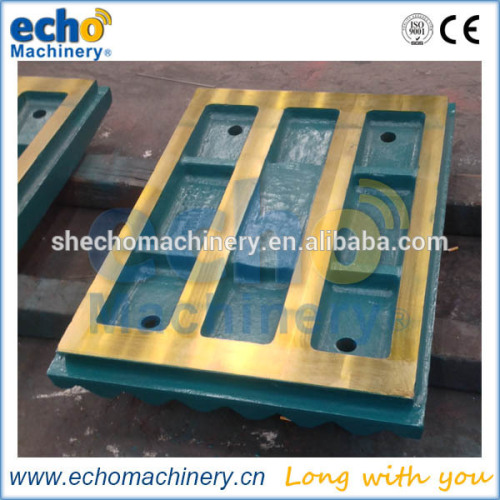 manganese steel casting parts for mining crushing plant jaw crusher spare parts wear plate