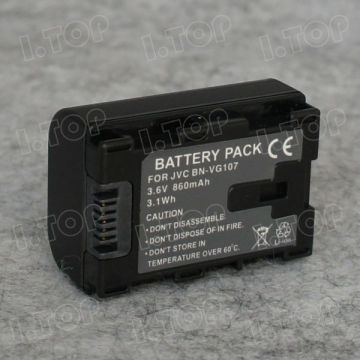 High capacity camera Camcorder battery BN-VG107 for JVC , Camera Battery Manufacturer