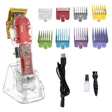 JAME JM-100A Electric Hair Clipper - New Design All Transparent Trimmer