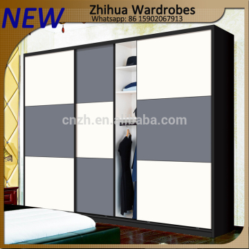 Zhihua modern Sliding wardrobe cabinets Doors in Alumunium profile