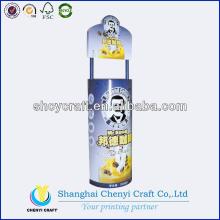 customed paper floor display stands