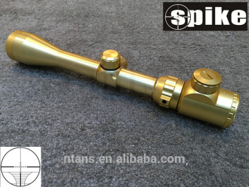 Spike riflescopes Golden color 3-9x40EG range finder reticle hunting rifle scope/compact optical rifle scope