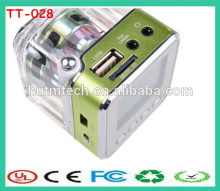 Fashion Cheap support TF/FM/USB function mini stereo wired speaker