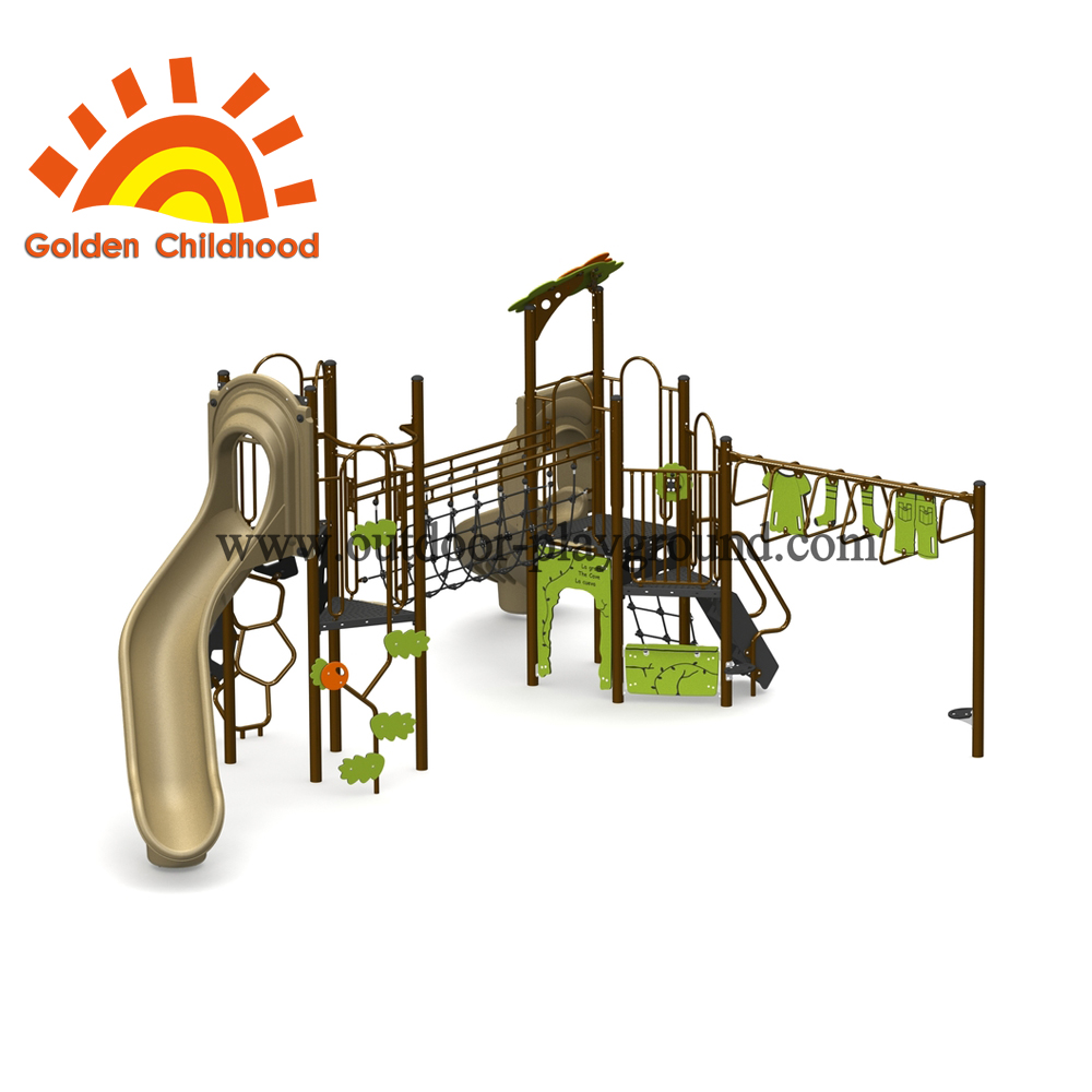 Forest Natural Flower Outdoor Playground Equipment