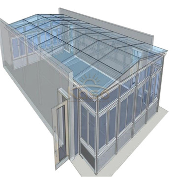 Glass Lean Aluminum Sunroom