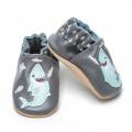 Miękkie skórzane buty Shark Baby