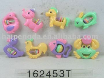 plastic toy baby rattle
