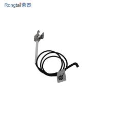 Ceramic spark plug ignition electrode needle