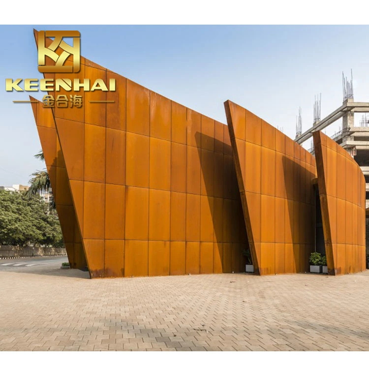 Corten Steel Plate Wall Art Decorative Cladding Paneling (KH-CS-51)