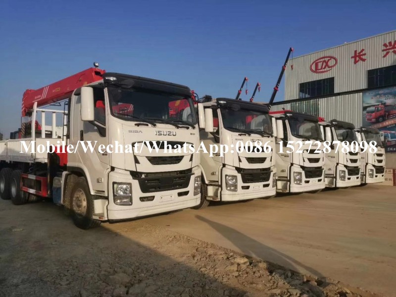 Crane montada en camión Isuzu (11) ISUZU Truck Mounted Crane (11)