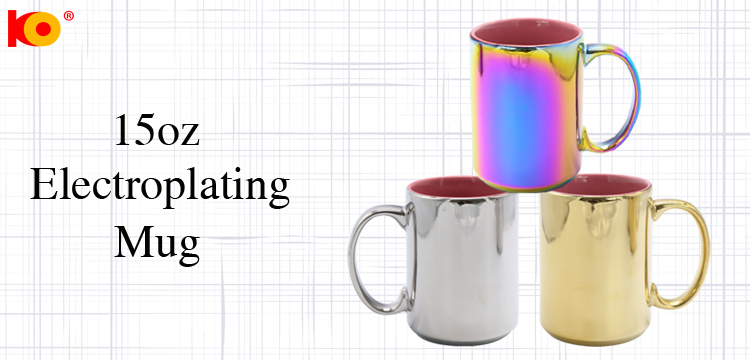 Restaurant sublimation electroplating tea cup