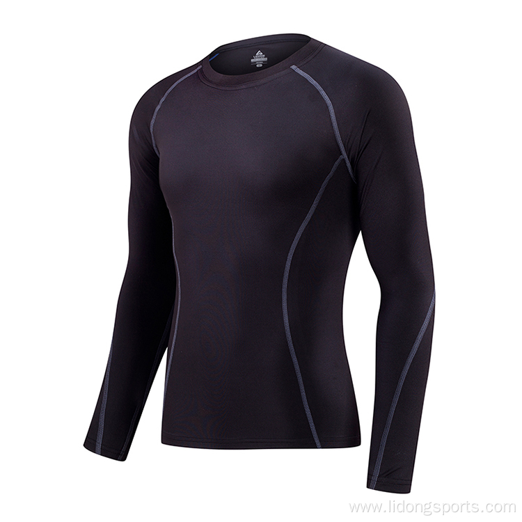 Quick Dry Men Sports Fitness Shirts Compression Shirt