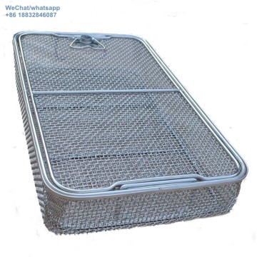 Stainless Steel Medical Sterilizing Disinfection Basket