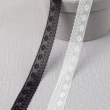 Factory Wholesale: Crocheted Spandex Nylon Fancy Wave Elastic Stretch Lace Trim