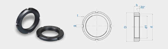 Desen piuliță de blocare GB812 GB812 lock nut drawing