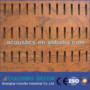 wood fiber perforated acoustic panel