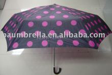 Hot Sell 21" 3 Folding Mini Umbrella