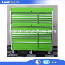 Us General Tool Box Lock Workshop Tool Cabinet / Mobile 21 Drawers Tool Workbench