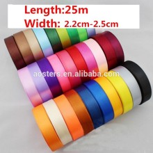 Wholesale two color print foil print ribbon foil dot fashion webbing riband