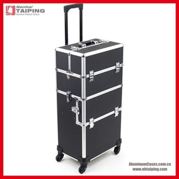 Professional Girls Cosmetic Makeup Trolley Case Hairdresser Trolley Case