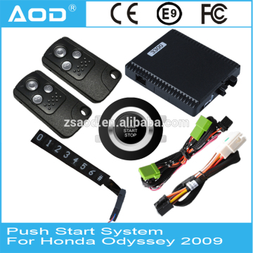 Car alarm system with remote engine start for Honda Odyssey 2009