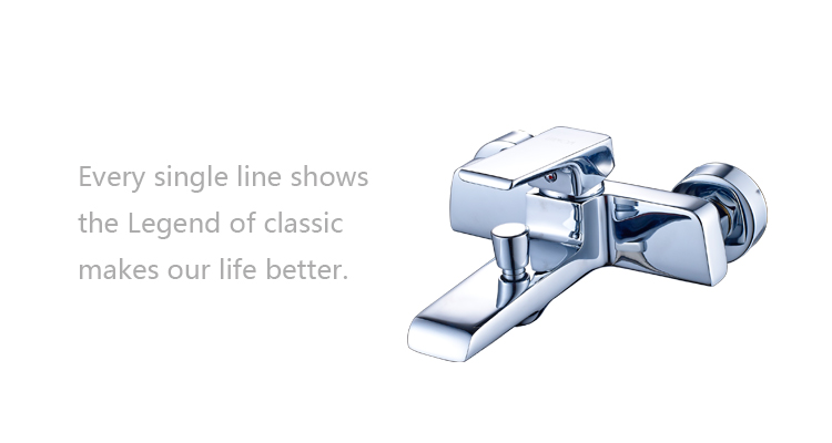 China Sanitary Ware Bathroom Brass Single Handle Saving Water Faucet Deck Mounted Bath Shower Tap Mixer For Water