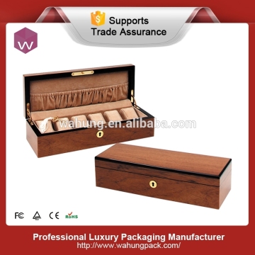 Custom packaging box for watch luxury wooden box design