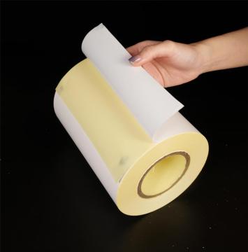 High gloss paper acrylic white glassine