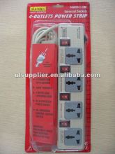 S30401 Peru 4outlet power strip