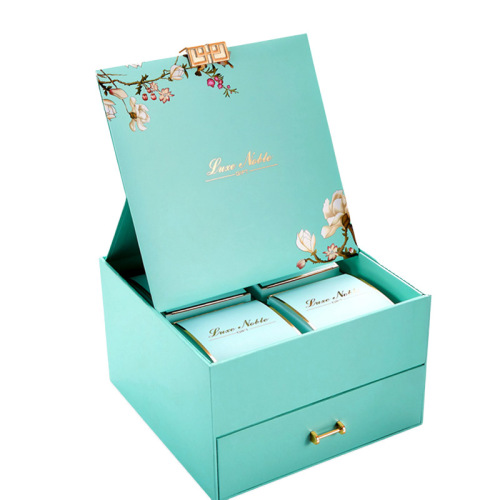 ลิ้นชักสองชั้นแบบกำหนดเอง Sliding Mooncake Gift Box