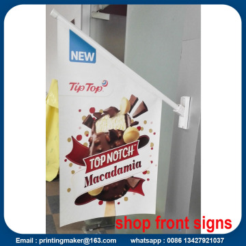 PVC Shop Front Flag Banner Sign for Promotion