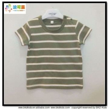 BKD 100% cotton stripe infant t-shirts