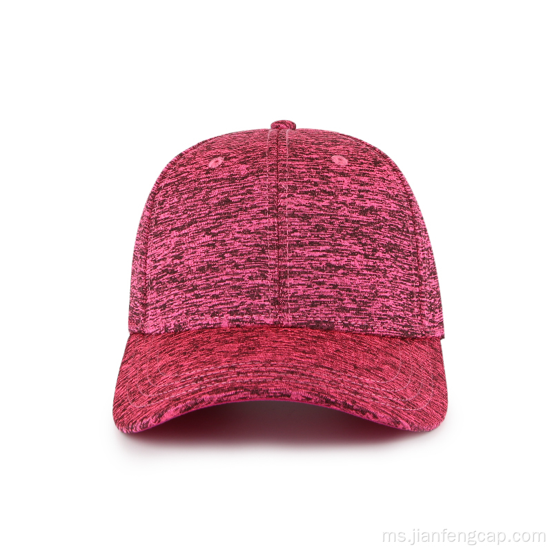 Topi kosong kain jersi Heather