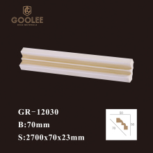 Goolee Polyurethane High Density Home Decorative PU Plain Crown Moulding