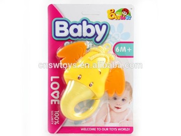 yellow elephant plastic rattle infant toy LS3403737