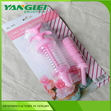 Icing Syringe Cake Decorating Piping With Tips 8 Set Of Nozzles Set Tool Kit