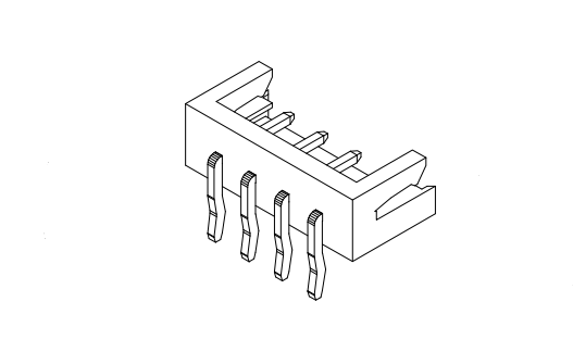 Pitch 2,5 mm 90 ° złącza złącza AW2502VR-XP