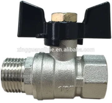CW617N Brass Forged Butterfly Valve Female & Male