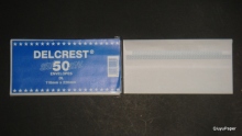 Delcrest Self Seal 50 Envelopes 110*220mm Overlap Envelope Security Cut DL