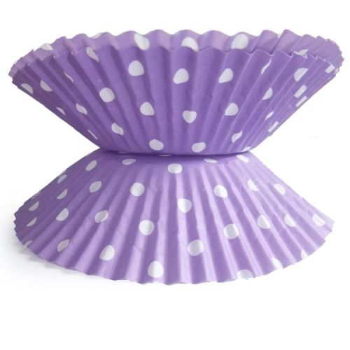 Purple Paper Cake Cup Decorative Cupcake Wrappers /  Wraps Of Personalized Gifts