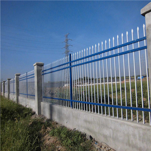 galvanized Steel Picket Metal Wrought Iron Fence design